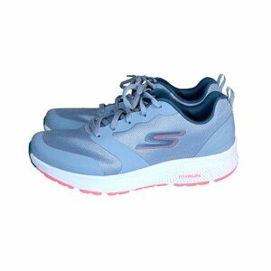 Fantastic Skechers Slate Blue GoRun Memory Foam Running Shoe Size 8.5 EUC